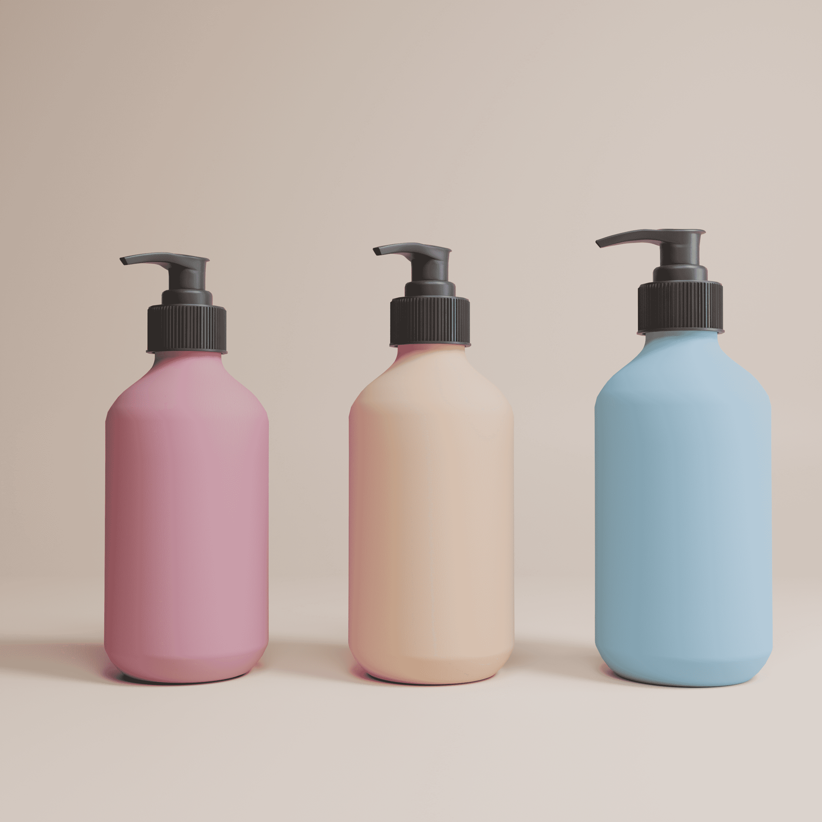 Multi‑Size Matte Soft‑Touch PET Lotion Pump Bottles